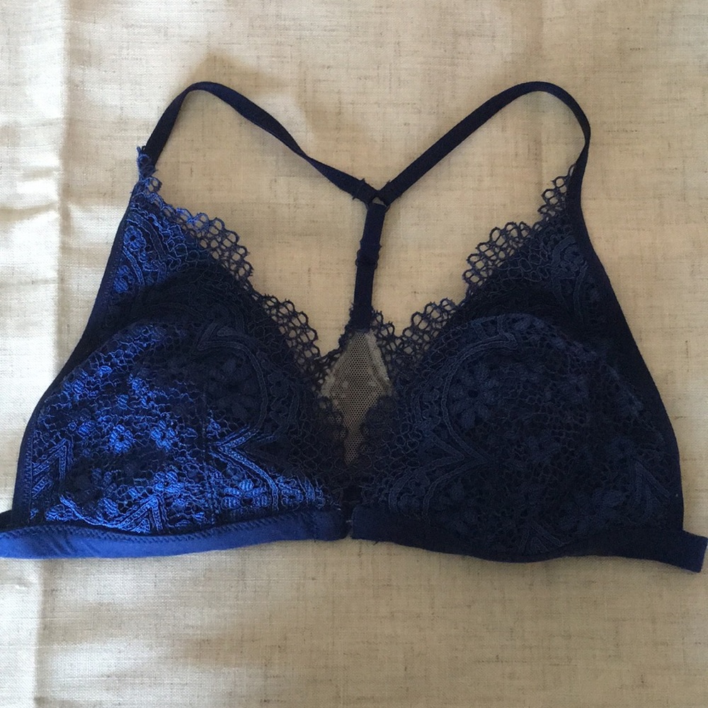 Blue Racerback Bralette